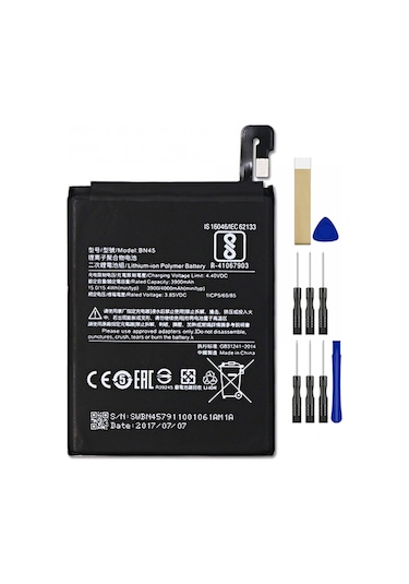 Xiaomi Redmi Note 5 Pro Bn45 Batarya Pil Tamir Seti Ve Pil Bandı