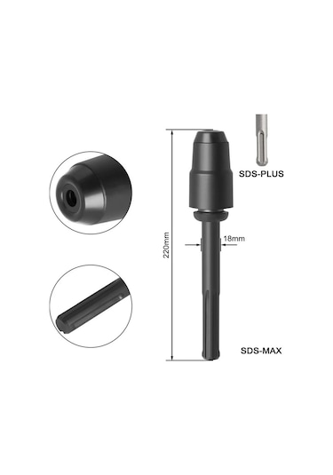 Master 530196 Sds Max / Sds Plus Çevirici Mandren Adaptörü