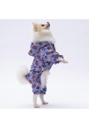 Pettrend Sticth Tulum Yağmurluk Köpek Kıyafeti Köpek Yağmurluğu