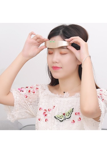 Butu Baş Masajı Kablosuz Mikro Akım Akıllı Ems Uyuyan Altın