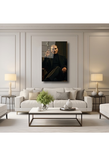 Mustafa Kemal Atatürk - Cam Tablo - Deg0294