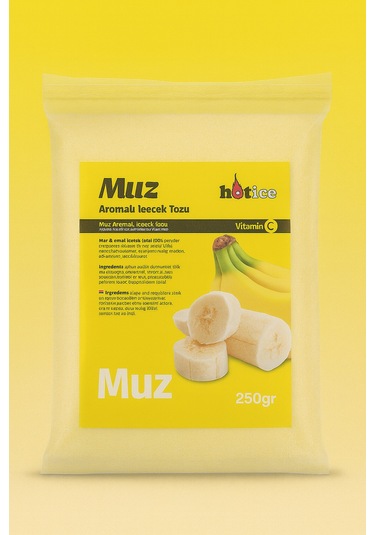 Hotıce Muz Aromalı İçecek Tozu 250 G