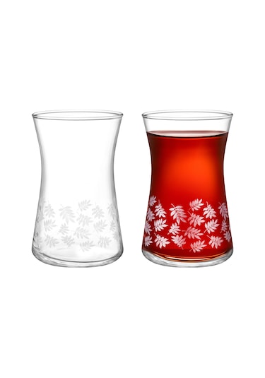 Madame Coco Esperanza-white Leaves 6-lı Çay Bardağı Seti 1kbard0566170ml-std