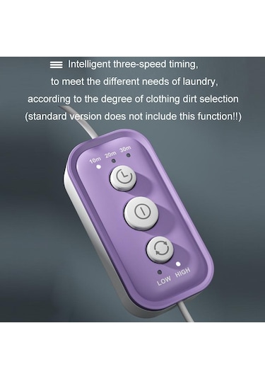 Sones Mini Taşınabilir İç Çamaşırı Çorap Türbin Çamaşır Makinesi, Renk: Turuncu Standart