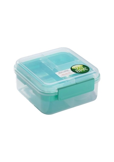 Mengtuo Mikrodalga Fırın Özel Izgara Taşınabilir Çift Katmanlı Öğle Yemeği Kutusu Yeşil 1250ml