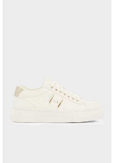 Armani Exchange Bayan Ayakkabı Xw002224 Af21429 Mz128 Ekru-gold Armani Exchange Bayan Ayakkabı Xw002224 Af21429 Mz128 Ekru-gold