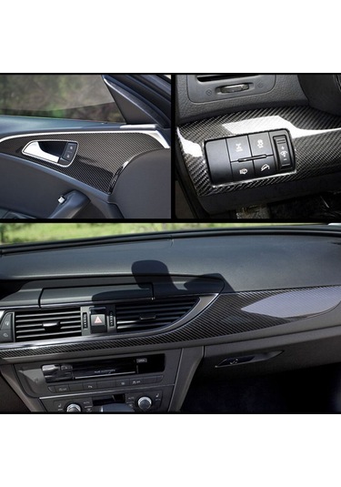 Monyee 5d Karbon Fiber Araba Filmi, 50x200cm Siyah Pvc, Araba Gövde Dekorasyonu Ve Koruması, Telefon Bilgisayar Uygulanabilir