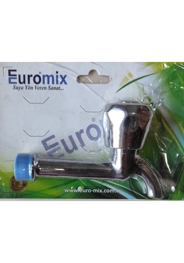 Euromix Uzun Musluk Vakumlu Paket Krom