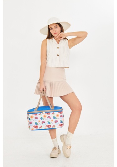 Superbag 22 Litre Piknik/kamp Çantası Sepeti. Termal Termos Çanta Sıcak-soğuk Koruma Sağlar Verona-20250141 Verona Çok Renkli