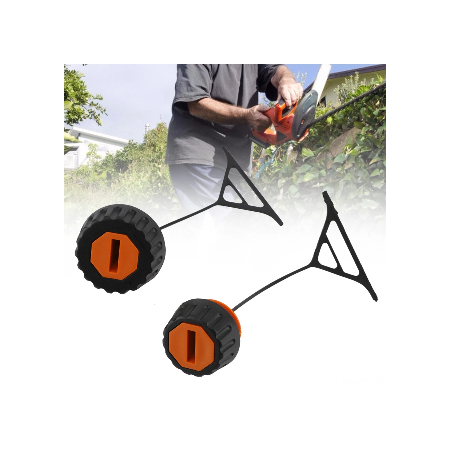 Hangfox 2 Adet Metal Yakıt Ve Yağ Kapakları - Stıhl 020/021/023/024/025/026/028/034/036/038/048 Zincir Testere İçin Yerine Konabilir Parça