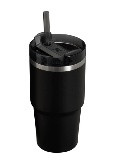 Stanley Quencher H2.o Flowstate Tumbler Siyah Pipetli Termos 0.6l Siyah