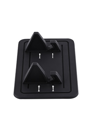 Geeroyoo Siyah Silikon Araç Telefon Tutucu: Sağlam Tutma, Esnek Kanca Tasarımı, Kolay Temizleme - Araç Ve Masaüstü Kullanıma Uygun