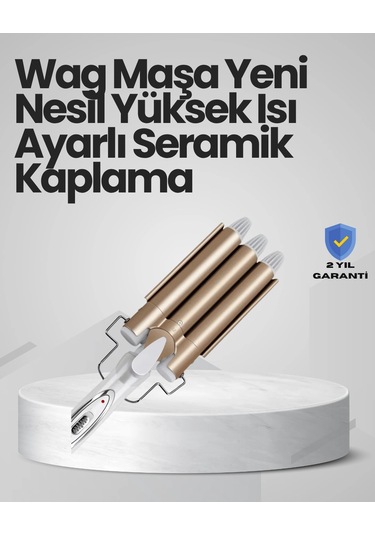 Bukle Saç Maşası - Kolay Kullanım, Bukleler Yüksek Isılı