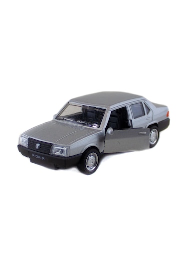 1/32 Ölçek Tofaş Şahin Metal Araba Sesli Işıklı 13 Cm Gri