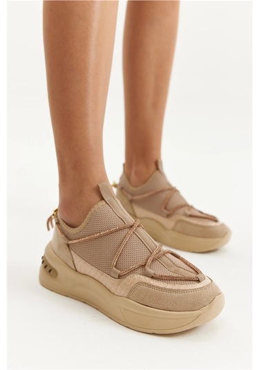 Prego (Park Moda) Poli Hafif Taban Kadın Günlük Spor Ayakkabı NUT Ten