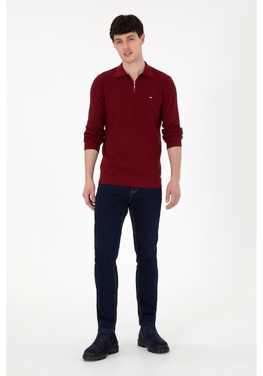 U.s. Polo Assn. Erkek Bordo Kazak /triko 50298266-vr014 Bordo