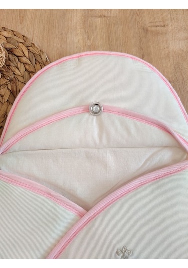 Bebek Kundağı Kız Bebek Dış Kundak Battaniyesi Hastane Çıkışı Kundak Battaniye Hediyelik Knd45166 Ekru