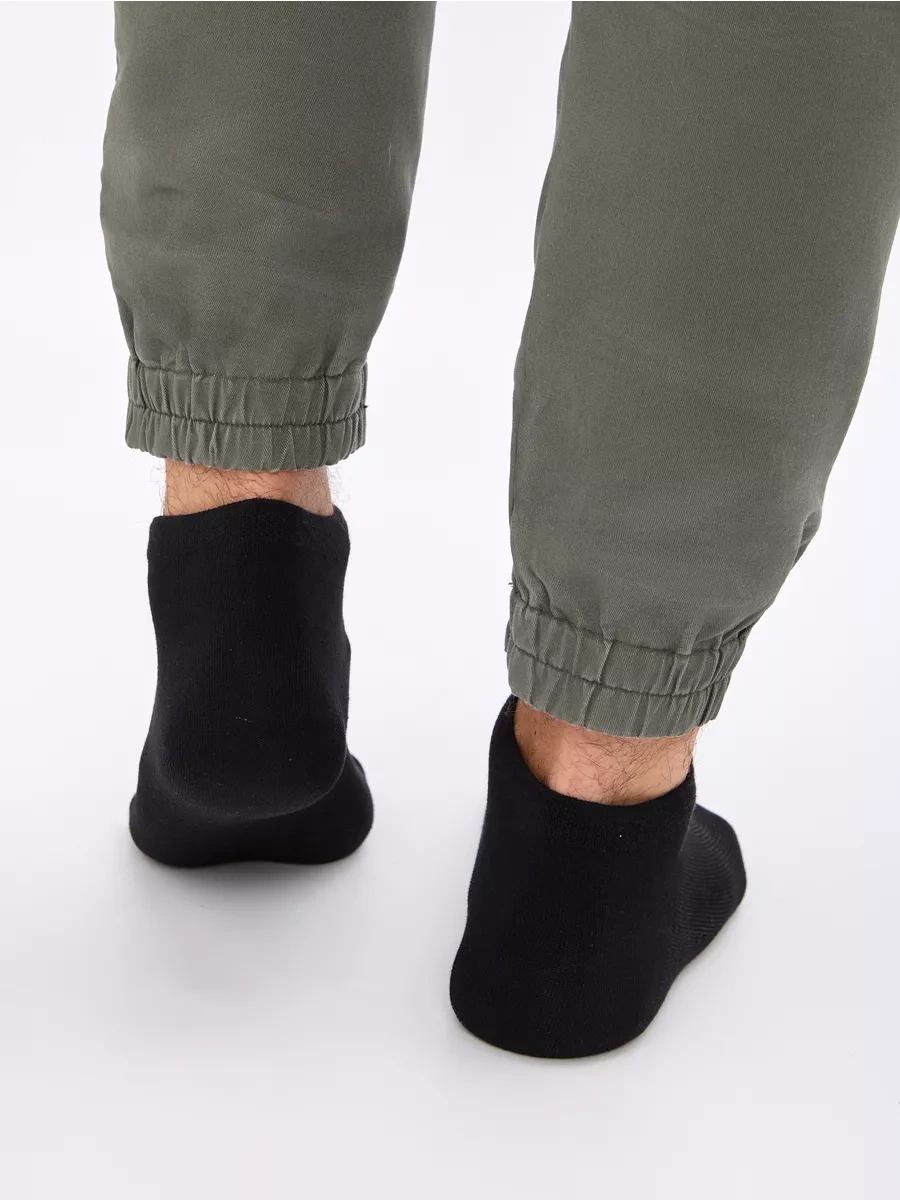 Wezege Siyah Kısa Çoraplar 12 Çift Pamuk 146393802 Siyah