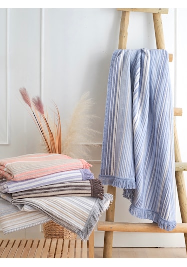 Vicuna Home Softy Pamuklu Tv Battaniyesi - Bej Kahve