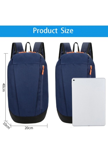 10l Su Geçirmez Sırt Çantası Açık Hava Kampı Sırt Çantası Yeni Yürüyüş Çantası Siyah