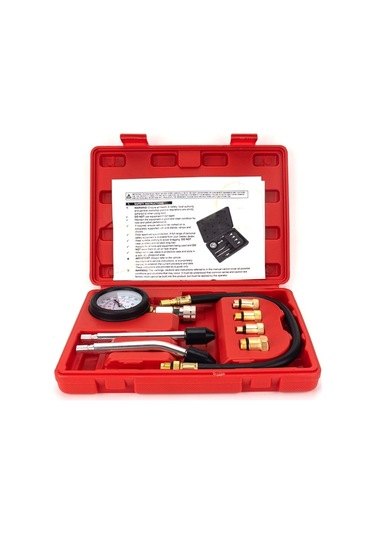 Sones A3750 Araba / Motosiklet Çok Fonksiyonlu Silindir Basınç Göstergesi Silindir Basınç Test Aracı