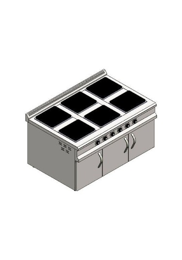 Csa Karacasan 150 Cm Elektrikli 6 Li Dolaplı Ocak