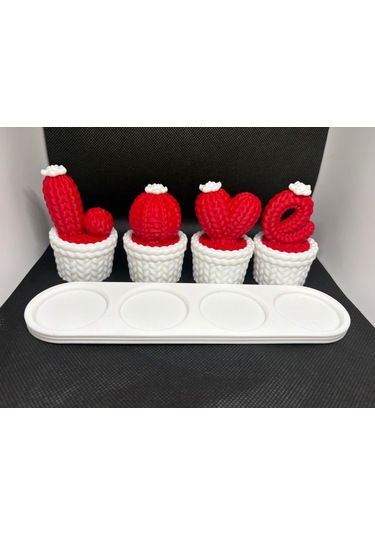 Love Bahçesi Dekoratif Tasarım Obje Seti Set