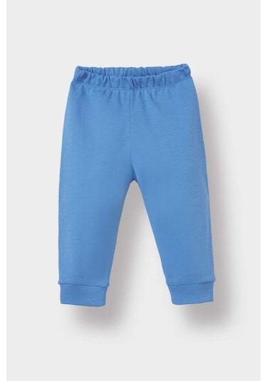 Defacto Erkek Bebek Pijama Takımı Baskılı Uzun Kollu Üst Uzun Alt F3581a525aube194 Mavi