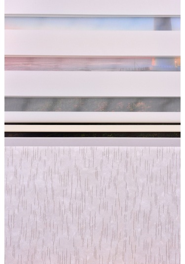 Ekru Düz Etek Dilimsiz 616-4 Zebra Stor Güneşlik Perde