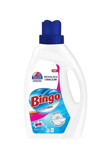 Bingo Matik Sıvı Çamaşır Deterjanı Amber Çiçeği 1775 ML