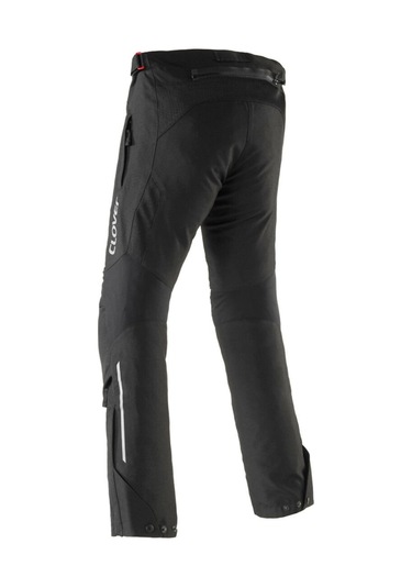 Clover Airjet-6 Korumalı Yazlık Motosiklet Pantolonu Siyah