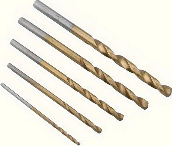 Trendooze Gaojunshop01 50 Adet Titanyum Kaplama Matkap Uçları 1-3mm Dıy Alet Seti, Metal İşçiliği İçin Ev Geliştirme El Aletle