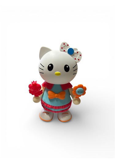 Fiyonklu Sevimli Kedi Oyuncağı Hello Kitty