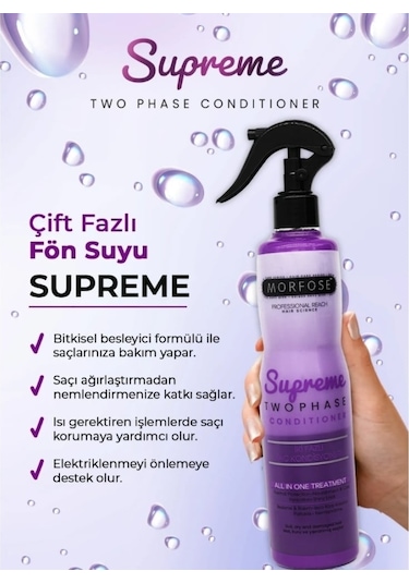 Morfose Çift Fazlı Supreme Fön Suyu 400ml