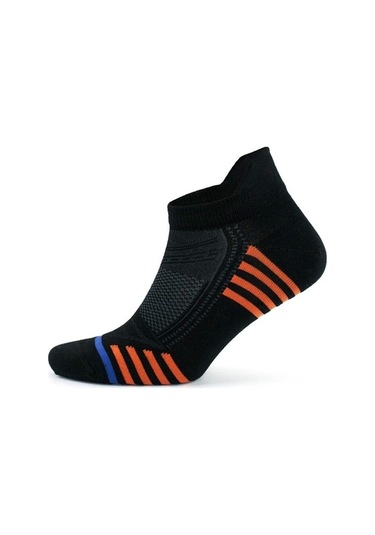 Collection 6 Çift Bambu Spor Dikişsiz Performans Kısa Patik Erkek Siyah