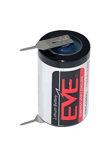 Eve ER14250 3.6V 1/2 AA Kısa Lityum Pil 2 Ayaklı