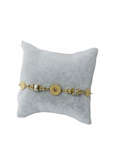 Kadın Çelik Ata Bileklik Altın Renk Çelik