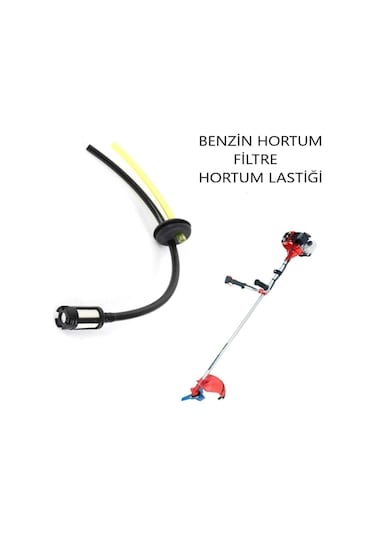 Kmtmak Motorlu Tırpan Benzin Deposu Hortum Seti 10lu Set