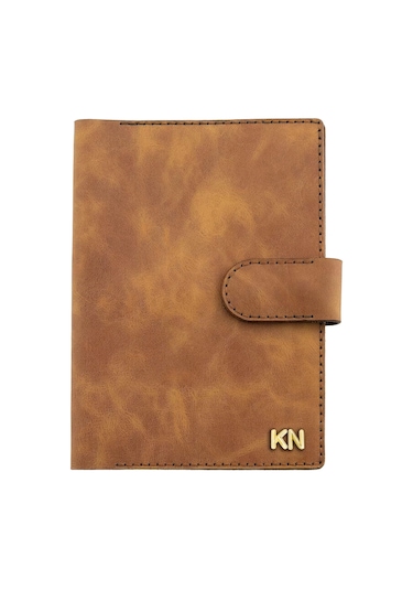 A5 Defter Ve Ajanda Kılıfı - %100 Rainbow Deri - Ko10001 - Camel Camel