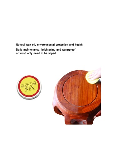 Springsun Mobilya Cilası - Doğal Balmumu İle Ahşap Koruma Ve Parlatma 100g