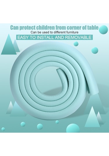Qingmipy 2 Metre Gri Nbr Çocuk Koruyucu Tampon Şerit - Yumuşak, Çevre Dost, Kolay Kurulum, Mutfak/ofis Mobilya Köşe Koruması Gri