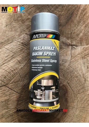 Motip Paslanmaz Krom Çelik Bakım Spreyi 400 ML