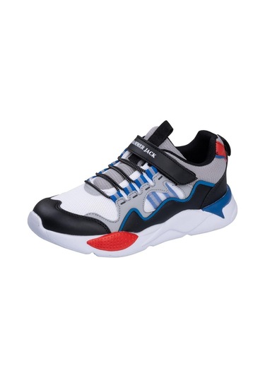 Hammer Jack Sesta Siyah Beyaz Çocuk Spor Ayakkabı 490 160-f Siyah