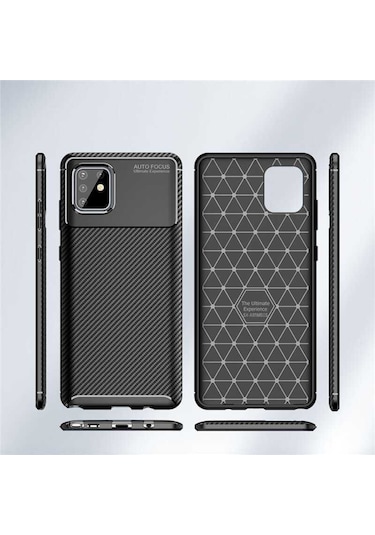 Samsung Uyumlu Galaxy Note 10 Lite Kilif Karbon Silikon Case 405436888