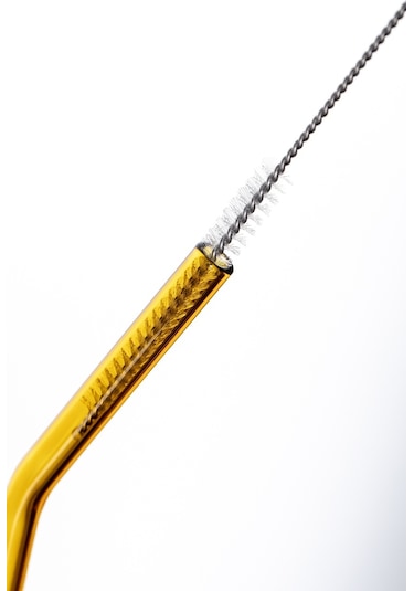 Cam Pipet 8 x 200 Mm Renkli Eğimli 6 Lı + Fırça Set