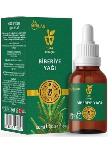 Biberiye Yağı 10ml %100 Saf Yağ Arlab 10 ML