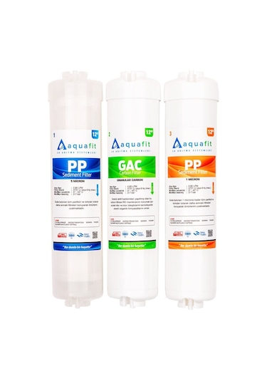 Su Arıtma Filtresi – Hyundai Hnd-35 Ve Hw-100 Up Uyumlu 3’lü Set