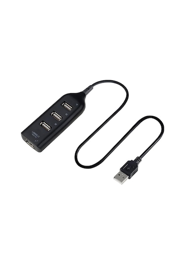 Hi-speed Hub Adaptör Usb Hub Mini Usb 2.0 Pc Dizüstü Bilgisayar Dizüstü Bilgisayar Alıcı Bilgisayar Periferikleri Aksesuarları Renk: Siyah İçin