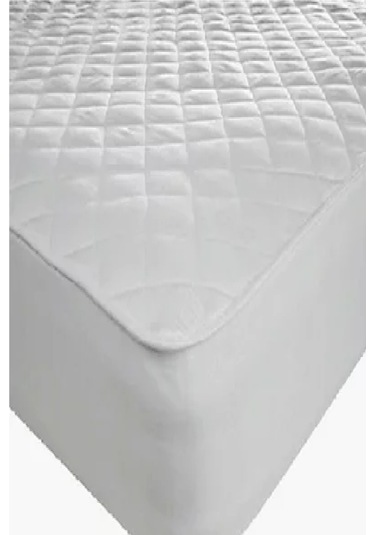 Altın Karma Fitted Kapitoneli 160x200 Cm Çift Kişilik Yatak Koruyucu Çarşaf Beyaz