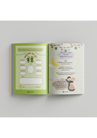 Çocuklar İçin Esmaül Hüsna Ajandası Çok Renkli